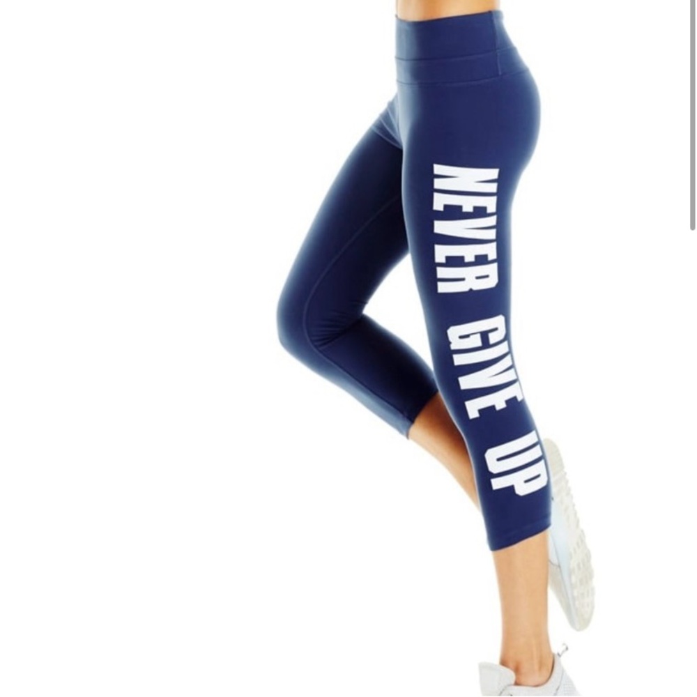 Lorna Jane Never Give Up ⅞ Tight, Indigo Blue, M